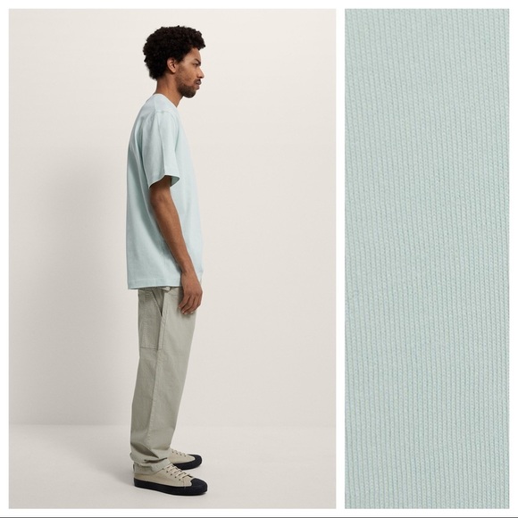 Zara Light Blue Short Sleeve Tee - Picture 3 of 8